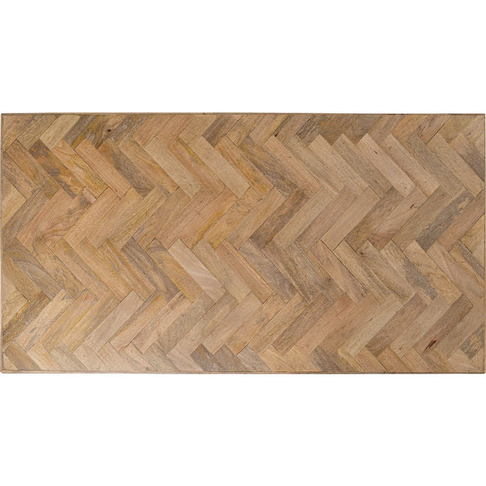 Table Parquet Black 180x90