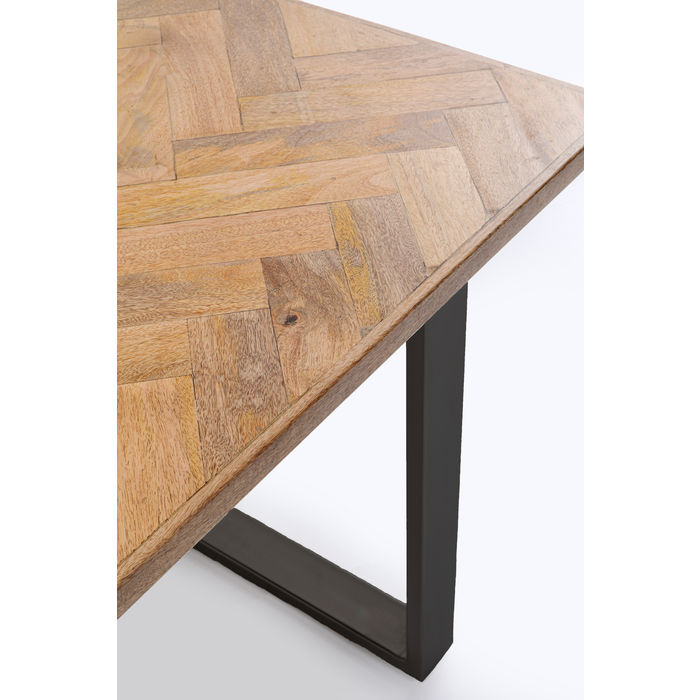 Table Parquet Black 180x90