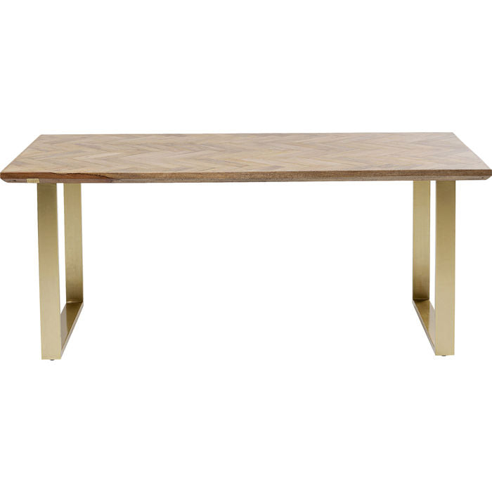 Table Parquet Brass 180x90