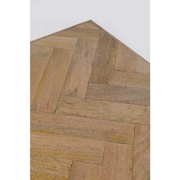 Table Parquet Chrome 180x90