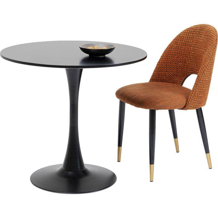 Table Schickeria Black √ò80 - JULIA VENCE STORE