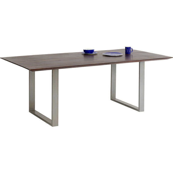 Dark Silver Dining Table