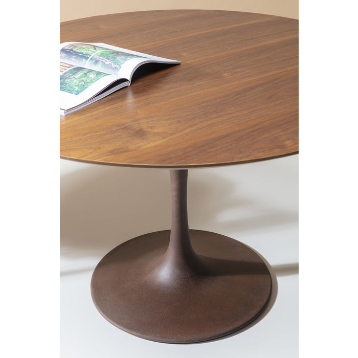 Table Top Invitation Round Walnut ‚àö√≤120cm