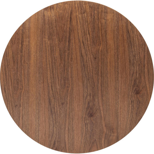 Table Top Invitation Round Walnut ‚àö√≤90cm