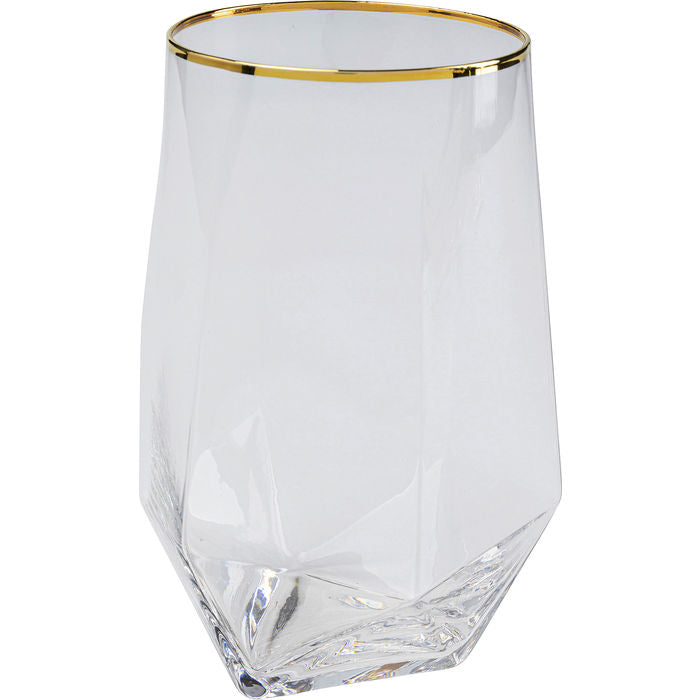 Tumbler Diamond Gold Rim