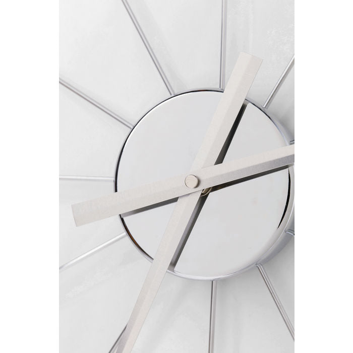 Wall Clock Like Umbrella Balls Chrome