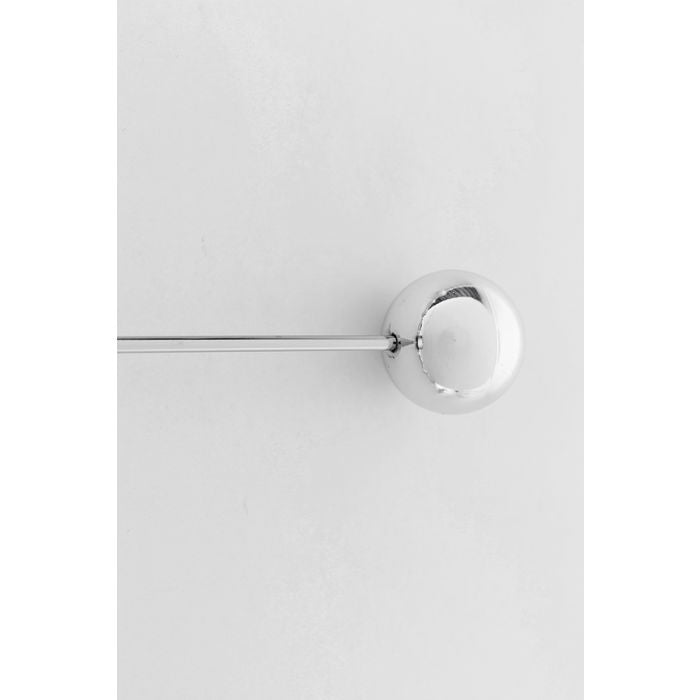 Wall Clock Like Umbrella Balls Chrome