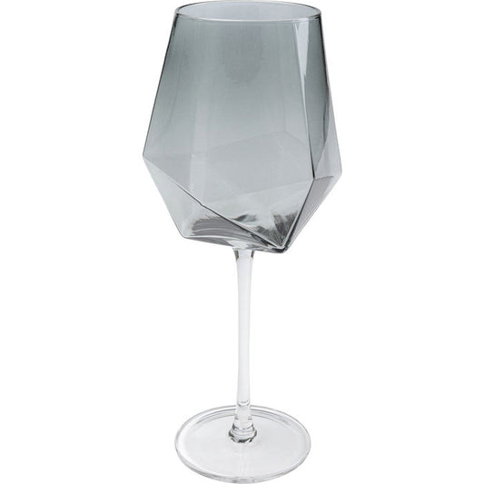 Diamond Smoke Wine Glass