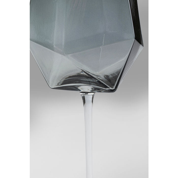 Diamond Smoke Wine Glass