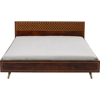 Wooden Bed Muskat 160x200 (64,96" * 80,71")