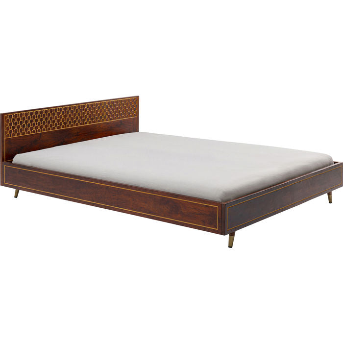 Wooden Bed Muskat 160x200 (64,96" * 80,71")