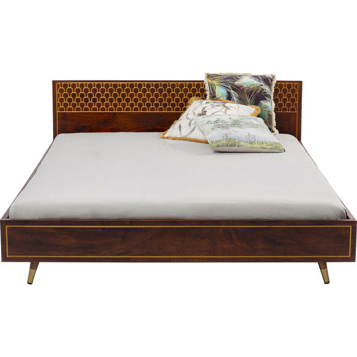 Wooden Bed Muskat 160x200 (64,96" * 80,71")