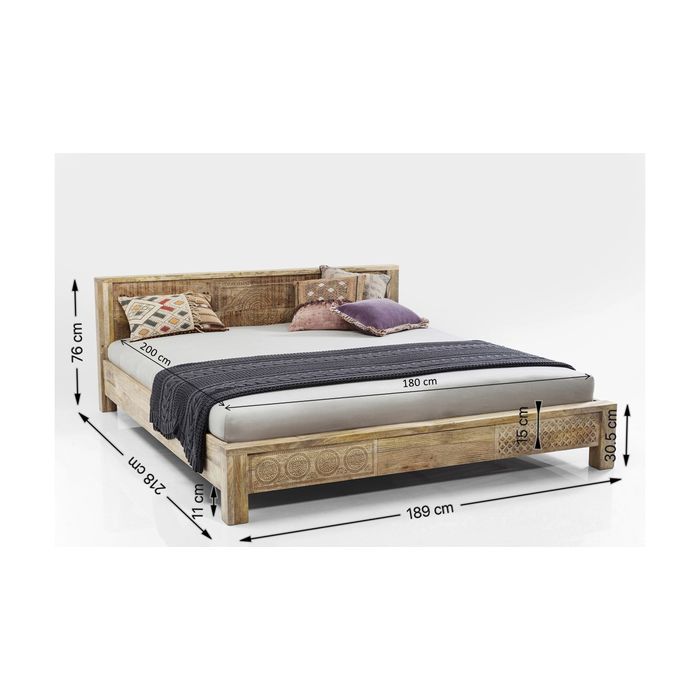 Wooden Bed Puro 180x200cm (74,41" * 85,83")