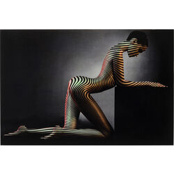 Picture Glass Body Aesthetics Lady 120x80cm